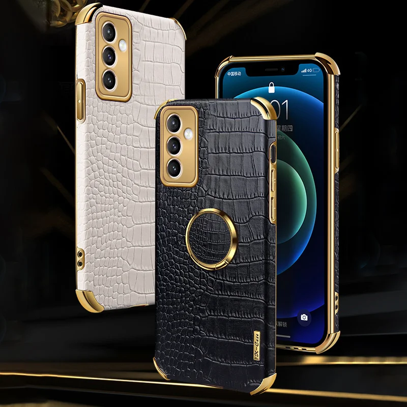 Crocodile Leather Case For Samsung Galaxy A82 A22 A52 A72 A32 A42 A12 5G A21S A02S Cover Protection Shockproof Shell With Ring
Crocodile Leather Case For Samsung Galaxy A82 A22 A52 A72 A32 A42 A12 5G A21S A02S Cover Protection Shockproof Shell With Ring