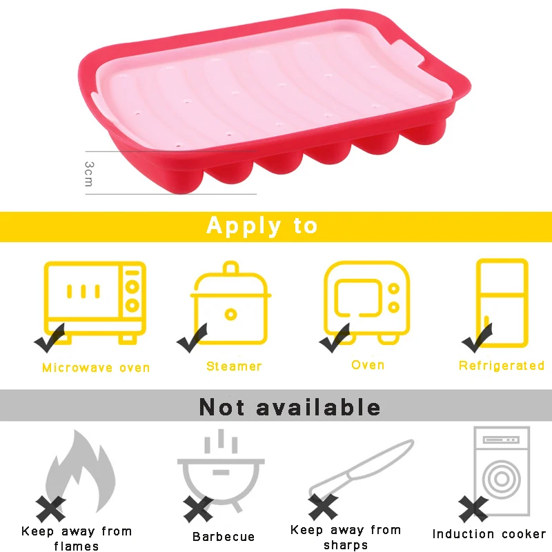 Sausage Makers Silicone Mold DIY Hot Dog Handmade Ham DIY Sausage Mould 6 In1 Kitchen Gadge Making and Refrigerated Hot Dog Tool
Sausage Makers Silicone Mold DIY Hot Dog Handmade Ham DIY Sausage Mould 6 In1 Kitchen Gadge Making and Refrigerated Hot Dog Tool