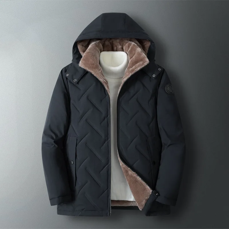 New Cotton men's winter, middle-aged plus velvet thick warm down cotton clothing men's hooded coat daddy cotton jacket
New Cotton men's winter, middle-aged plus velvet thick warm down cotton clothing men's hooded coat daddy cotton jacket