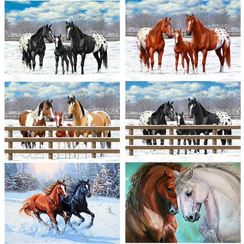 5D DIY Diamond Painting Galloping Horse Diamond Embroidery Animal Cross Stitch Full Square Round Drill Home Decor Crafts Gift
5D DIY Diamond Painting Galloping Horse Diamond Embroidery Animal Cross Stitch Full Square Round Drill Home Decor Crafts Gift