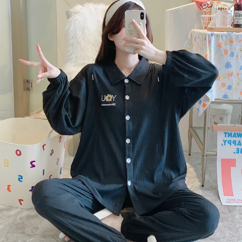 Korean Fashion Large Size Loose Maternity Nursing Sleepwear Set Belly Pants Pajamas Suits Clothes for Pregnant Women Home Lounge
Korean Fashion Large Size Loose Maternity Nursing Sleepwear Set Belly Pants Pajamas Suits Clothes for Pregnant Women Home Lounge