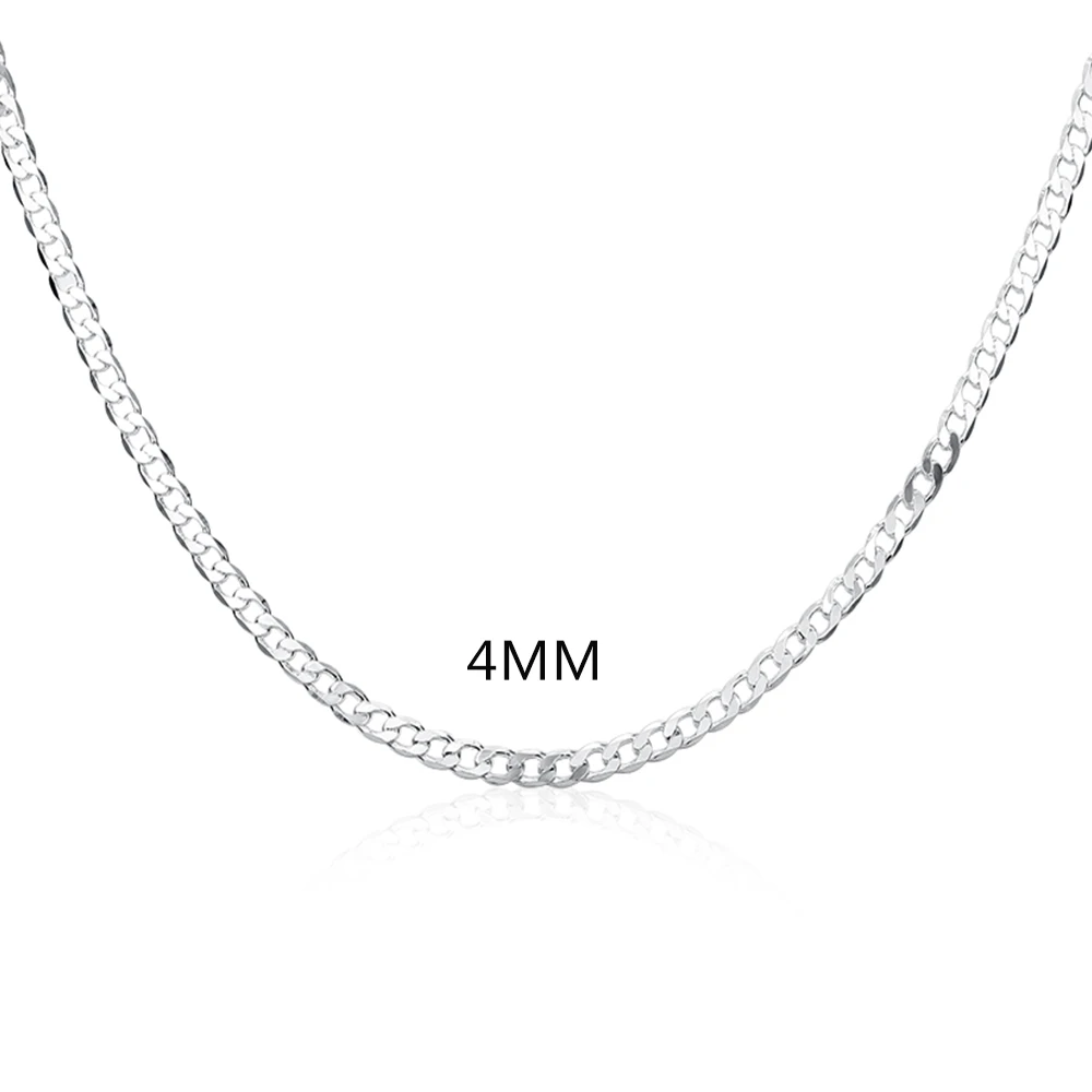 Fashion Silver Color Chain Necklaces For Men Women Classic Personality Choker Necklace Male Female 2021 New Trend Link Necklace 
Fashion Silver Color Chain Necklaces For Men Women Classic Personality Choker Necklace Male Female 2021 New Trend Link Necklace