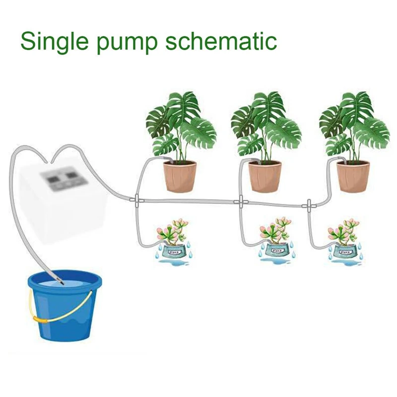 Intelligent Automatic Watering Pump Plant Drip Irrigation System Garden Watering Device Solar Energy Potted Water Pump Timer
Intelligent Automatic Watering Pump Plant Drip Irrigation System Garden Watering Device Solar Energy Potted Water Pump Timer