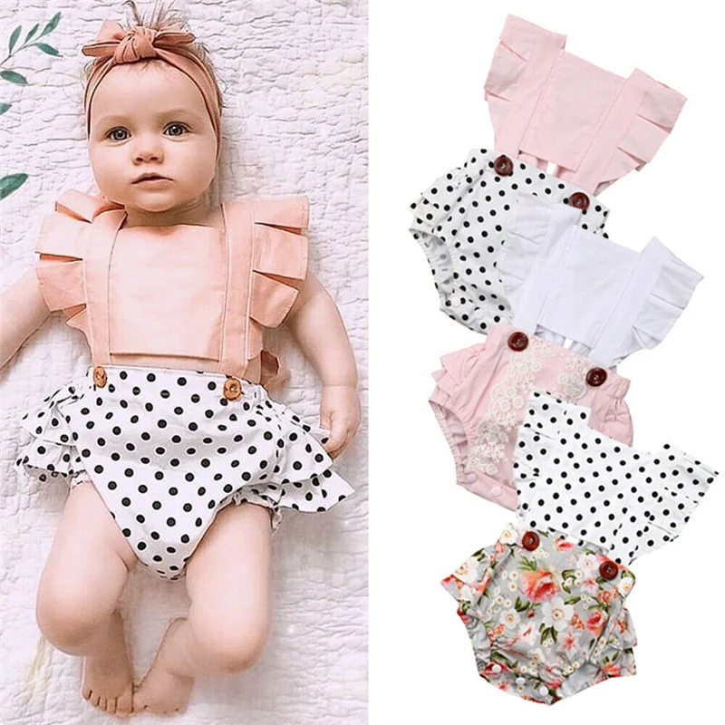 Newborn Infant Baby Girl Polka Dots Clothes Summer Splice Lace Romper Outfit Sunsuit
Newborn Infant Baby Girl Polka Dots Clothes Summer Splice Lace Romper Outfit Sunsuit