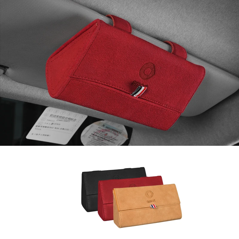 Auto Glasses Case Sun Visor Clip Sunglasses Storage Box For Smart Fortwo Forfour 453 451 450 Car Accessories Interior Decoration
Auto Glasses Case Sun Visor Clip Sunglasses Storage Box For Smart Fortwo Forfour 453 451 450 Car Accessories Interior Decoration