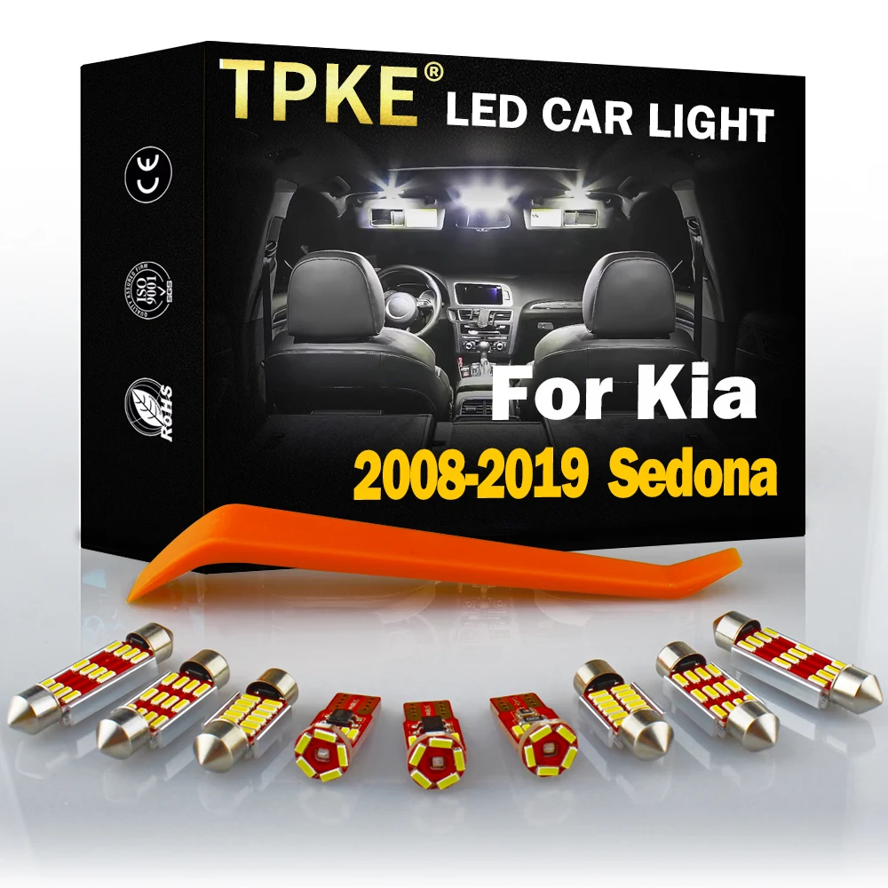TPKE For 2008-2019 Kia Sedona White Car Accessories Canbus Error Free LED Interior Reading Light Kit Map Dome License Plate Lamp
TPKE For 2008-2019 Kia Sedona White Car Accessories Canbus Error Free LED Interior Reading Light Kit Map Dome License Plate Lamp