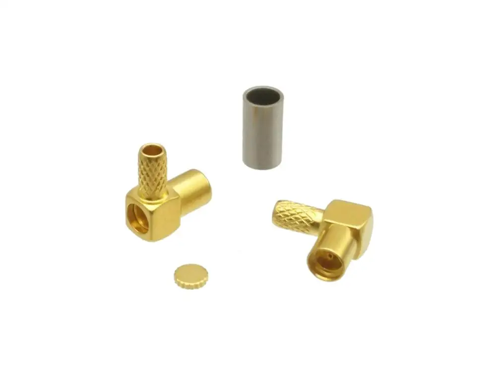 Гнездовой разъем MMCX, прямоугольный обжимной Кабельный соединитель RG174 RG316 LMR100 
Гнездовой разъем MMCX, прямоугольный обжимной Кабельный соединитель RG174 RG316 LMR100