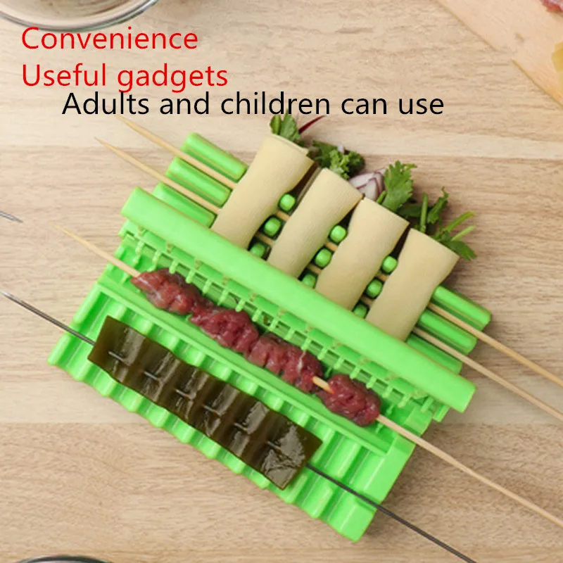 C5 Barbecue Stringer Box Skewers Kebab Maker Machine Beef Meat Vegetables String Grill Kitchen Outdoor BBQ Gadget Accessories
C5 Barbecue Stringer Box Skewers Kebab Maker Machine Beef Meat Vegetables String Grill Kitchen Outdoor BBQ Gadget Accessories