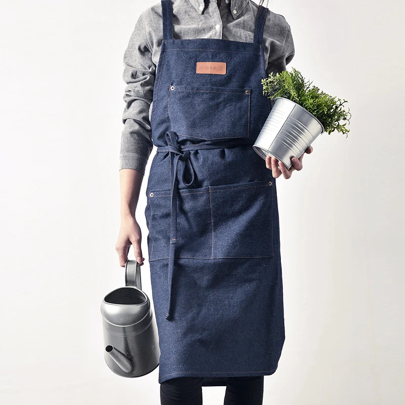 Halter Style Women Dress Sleeveless Denim Canvas Pocket Apron Adjustable Baking Chefs Kitchen Coffee Cooking BBQ APRON
Halter Style Women Dress Sleeveless Denim Canvas Pocket Apron Adjustable Baking Chefs Kitchen Coffee Cooking BBQ APRON