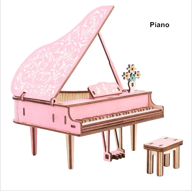 2020 new wooden 3D assembled creative DIY puzzle wooden piano wooden house model assembled toy 3d puzzles for Birthday Gift
2020 new wooden 3D assembled creative DIY puzzle wooden piano wooden house model assembled toy 3d puzzles for Birthday Gift