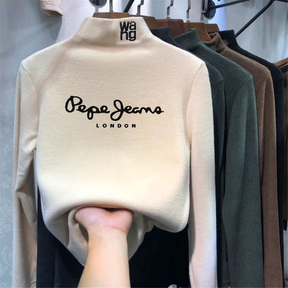 Turtleneck bottoming shirt ladies new slim-fit pullovers letter printing women long sleeve bottoming shirt
Turtleneck bottoming shirt ladies new slim-fit pullovers letter printing women long sleeve bottoming shirt