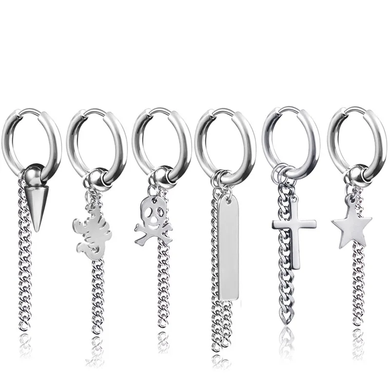 Fashion New Style Long Tassel Stud Earrings For Men Women Punk 2020 Chain Male Female South Korean Accessories Wholesale
Fashion New Style Long Tassel Stud Earrings For Men Women Punk 2020 Chain Male Female South Korean Accessories Wholesale