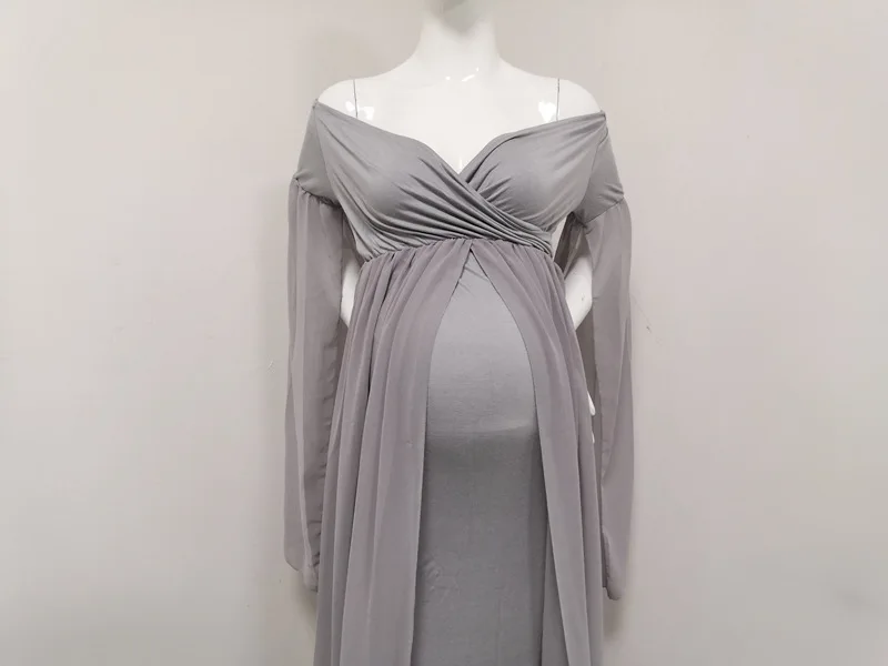 2020 Chiffon Cape Maternity Party Dress Pregnant woman taking photo photography dress Maternity tail photo dress Q0621
2020 Chiffon Cape Maternity Party Dress Pregnant woman taking photo photography dress Maternity tail photo dress Q0621