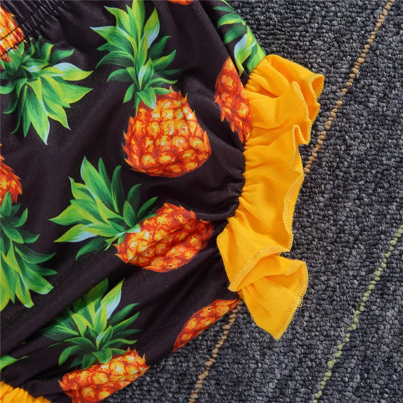 Summer Baby Girl Cotton Clothes 4 Colors Cartoon Cat Print Sling Vest Tops+Ruffle Fruit Print High Waist Shorts 2Pcs Set
Summer Baby Girl Cotton Clothes 4 Colors Cartoon Cat Print Sling Vest Tops+Ruffle Fruit Print High Waist Shorts 2Pcs Set