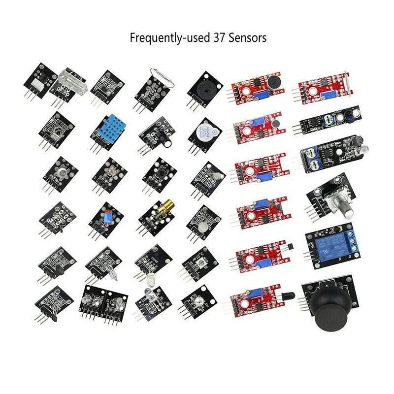 Sensor Module Set W/ Tutorials Parts Kit For Arduino Raspberry Pi Robot Kids DIY
Sensor Module Set W/ Tutorials Parts Kit For Arduino Raspberry Pi Robot Kids DIY