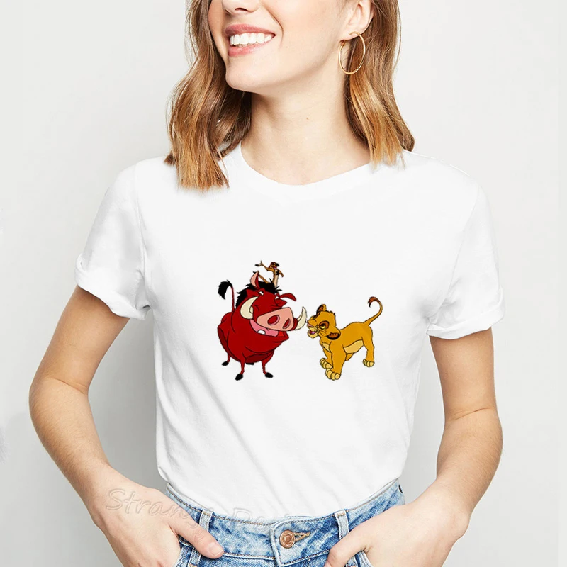 Summer New Casual HAKUNA MATATA Ullzang Lion King Simba Printed Women T Shirt Harajuku Solid Short Sleeve Top Tee
Summer New Casual HAKUNA MATATA Ullzang Lion King Simba Printed Women T Shirt Harajuku Solid Short Sleeve Top Tee