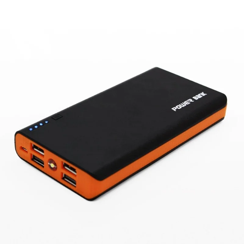 Power Bank Shell with LED Flashlight 4 USB Ports 5V 2A Power Bank Charger Case DIY Kits Powered By 6x 18650 Batteries
Power Bank Shell with LED Flashlight 4 USB Ports 5V 2A Power Bank Charger Case DIY Kits Powered By 6x 18650 Batteries