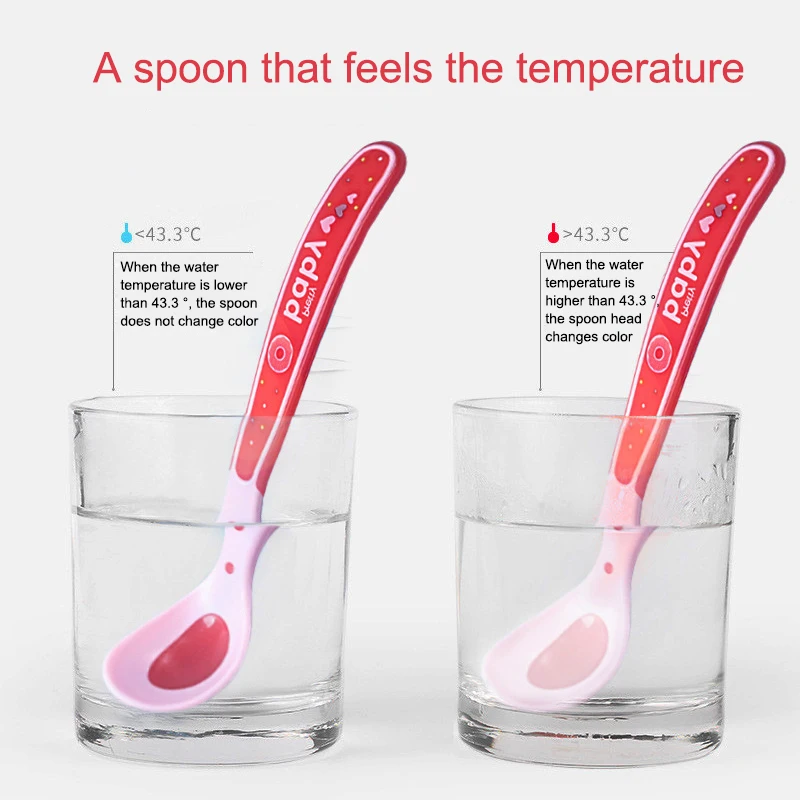 3Pcs Baby Feeding Spoon Soft Silicone Spoon Candy Color Temperature Sensing Spoon Multicolor Boy Girl Food Feeding Tools
3Pcs Baby Feeding Spoon Soft Silicone Spoon Candy Color Temperature Sensing Spoon Multicolor Boy Girl Food Feeding Tools
