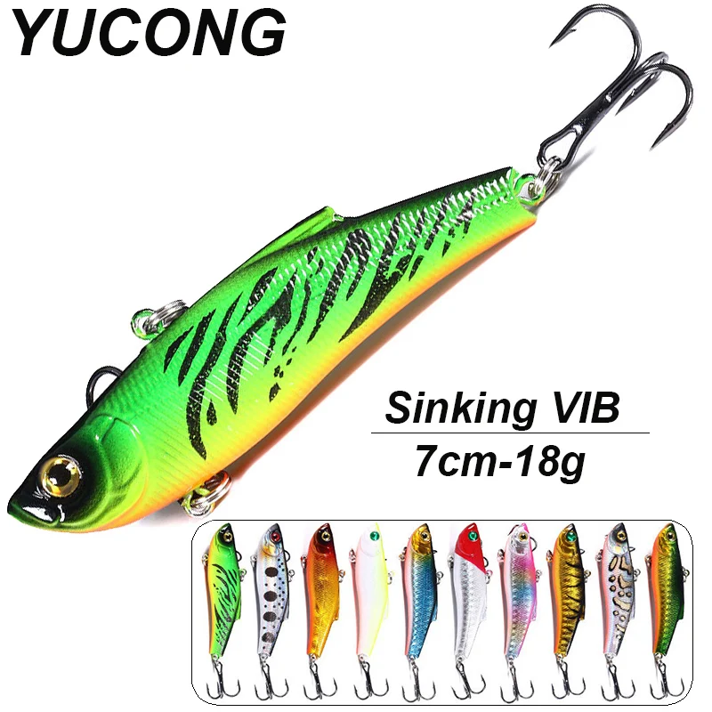 YUCONG 1PX VIB Ice Fishing Lure 7cm-18g Sinking Hard Bait Diving Swivel Bait Artificial Japanese Tomb Vibration Pesca Isca
YUCONG 1PX VIB Ice Fishing Lure 7cm-18g Sinking Hard Bait Diving Swivel Bait Artificial Japanese Tomb Vibration Pesca Isca