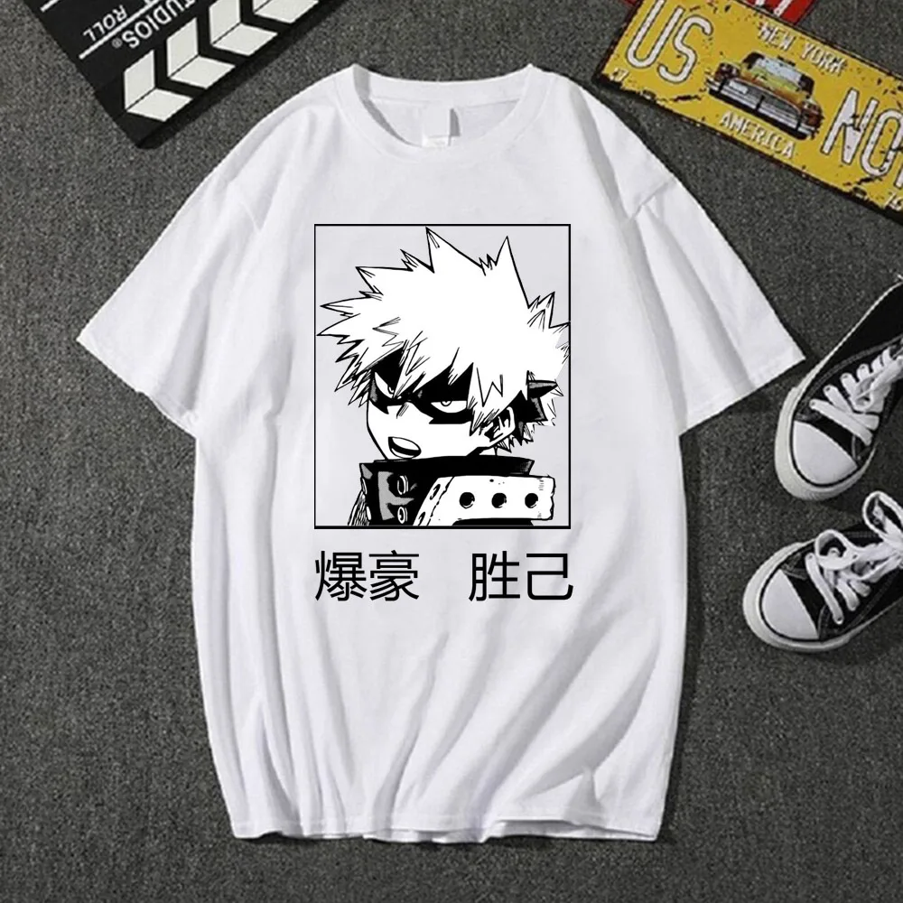 2020 Summer Anime Shirt My Hero Academia Cosplay T Shirts Bakugou Katsuki T-shirt
2020 Summer Anime Shirt My Hero Academia Cosplay T Shirts Bakugou Katsuki T-shirt