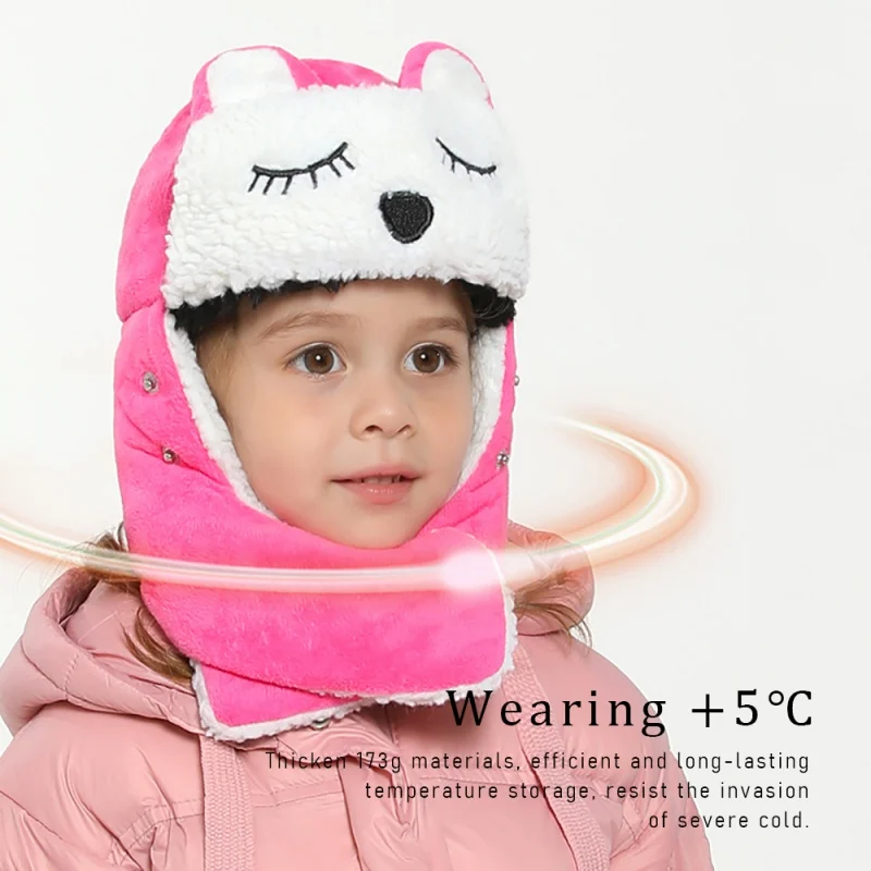 Autumn Winter Windproof Children's Hat Outdoor Waterproof Warm Lamb Wool Cute Baby Lei Feng Hat Headwear
Autumn Winter Windproof Children's Hat Outdoor Waterproof Warm Lamb Wool Cute Baby Lei Feng Hat Headwear