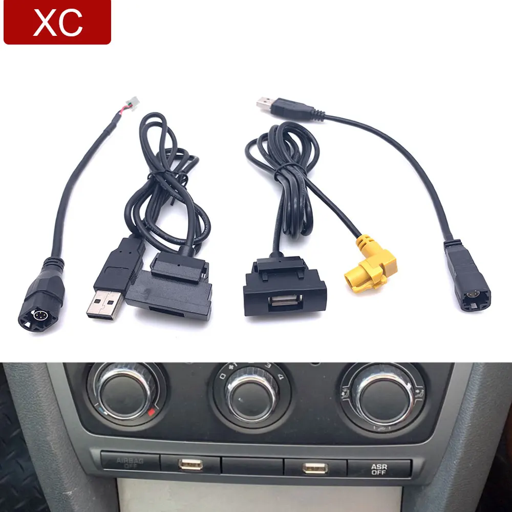 Car RCD510 RNS315 Radio USB Female Male 4Pin Plug Cable Adapter Trunk Switch Boot Button for Skoda Octavia Android Navigation
Car RCD510 RNS315 Radio USB Female Male 4Pin Plug Cable Adapter Trunk Switch Boot Button for Skoda Octavia Android Navigation