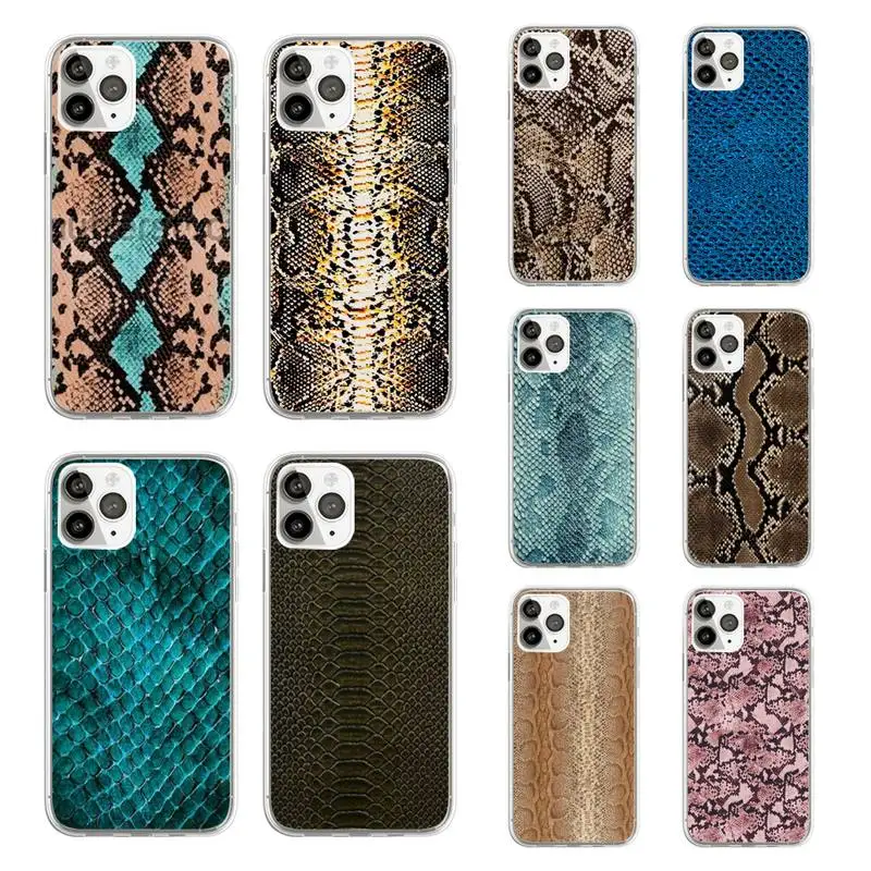 Snake Skin print pattern Phone Case Transparent soft For iphone 12 11 13 7 8 6 s plus x xs xr pro max mini
Snake Skin print pattern Phone Case Transparent soft For iphone 12 11 13 7 8 6 s plus x xs xr pro max mini