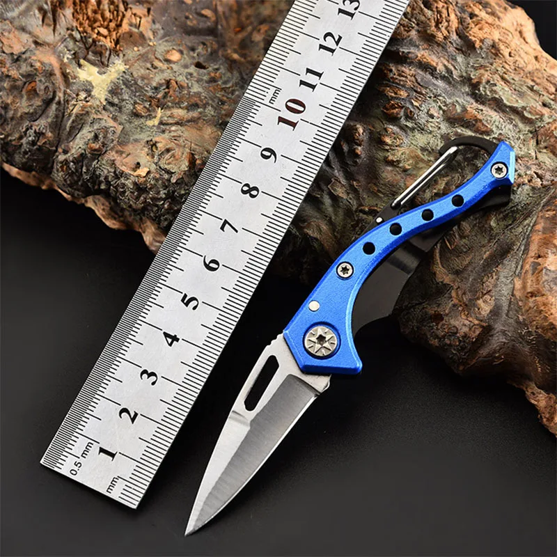 115MM Portable Belt Hanging Buckle Folding Knife Outdoor Camping Stainless Steel Self-defense Knife Sharp Tactical Knifes
115MM Portable Belt Hanging Buckle Folding Knife Outdoor Camping Stainless Steel Self-defense Knife Sharp Tactical Knifes