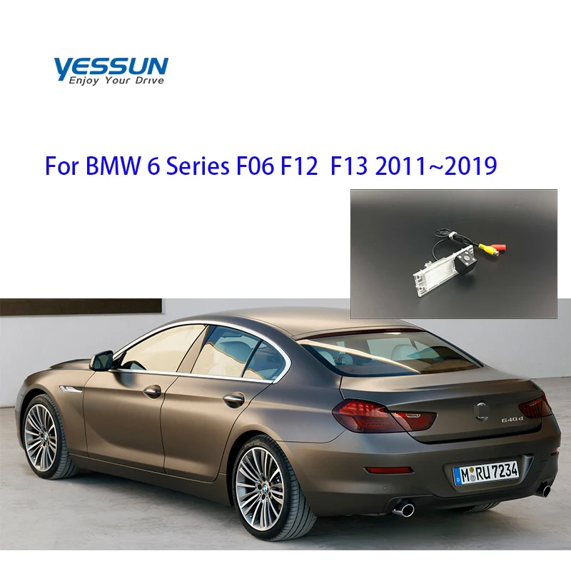 

Yessun rearview camera For BMW 6 Series F06 F12 F13 2011~2019 1280*720P rear camera/license plate camera/ccd car camera