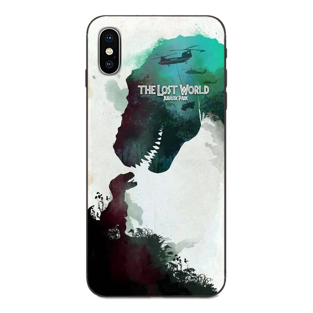 Мягкий чехол для телефона Apple iPhone X XS Max XR 4 4S 5 5S SE 6 6S 7 8 Plus Парк Юрского периода мир