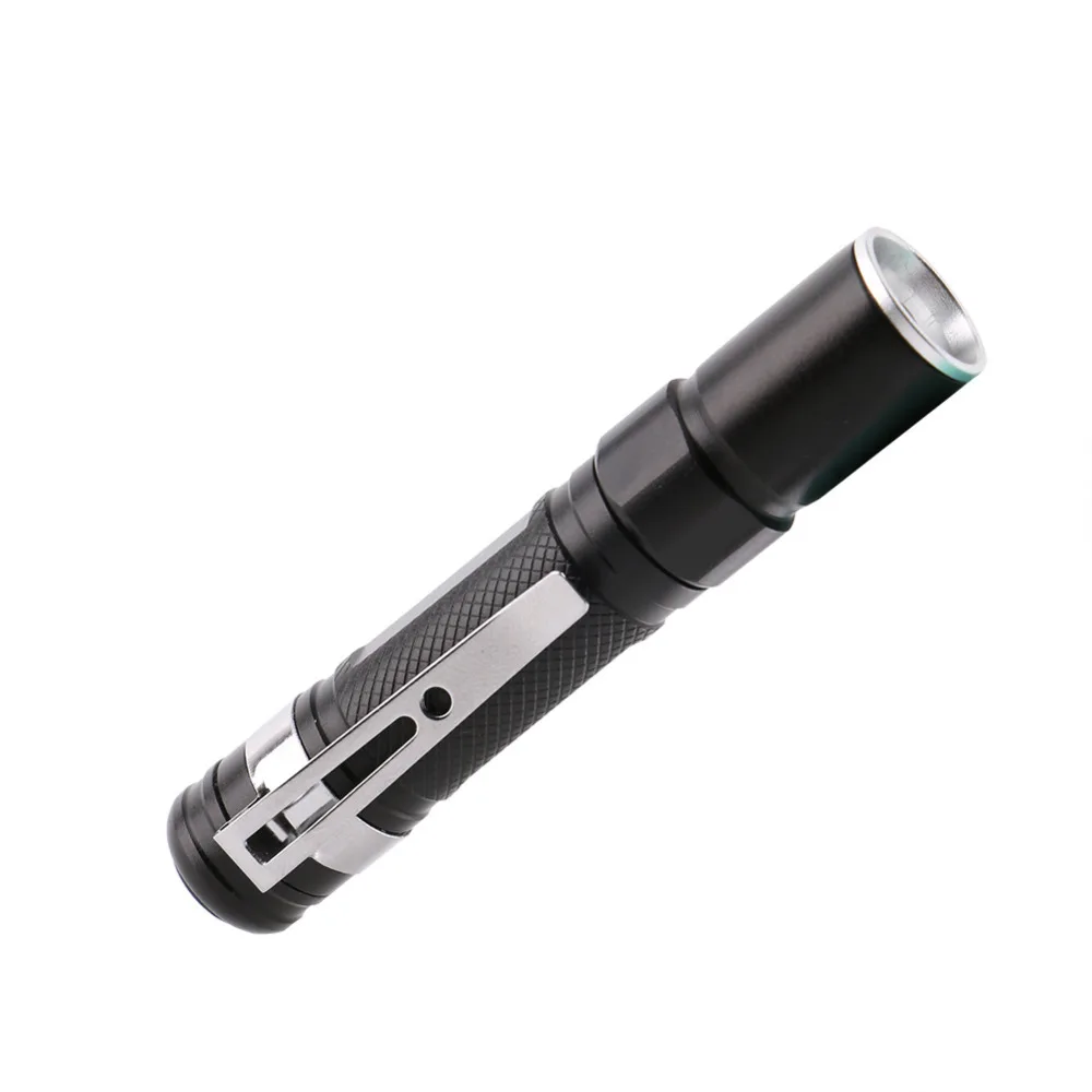 Portable Flashlight with Clip Battery Type Water-Proof Zoomable Durable Portable for Hiking Camping Emergency AA
Portable Flashlight with Clip Battery Type Water-Proof Zoomable Durable Portable for Hiking Camping Emergency AA