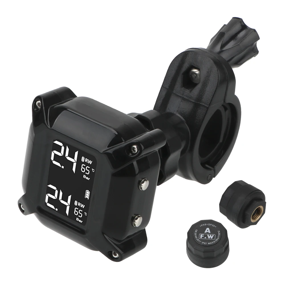 LCD Display Magnetic USB Quick Charge Wireless Motorcycle TPMS Moto Tire Pressure Tyre Temperature Monitoring Alarm System
LCD Display Magnetic USB Quick Charge Wireless Motorcycle TPMS Moto Tire Pressure Tyre Temperature Monitoring Alarm System