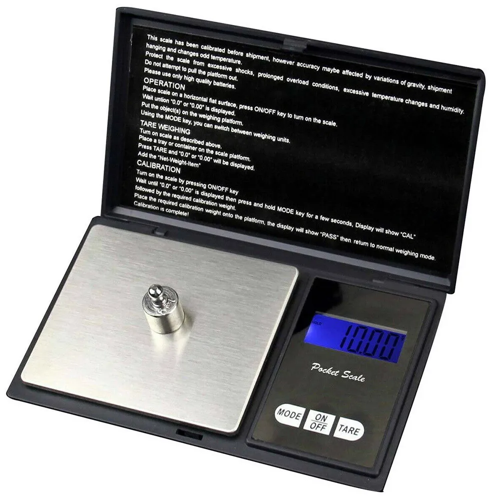 Portable Electronic Jewelry Scale Pocket Mini Digital Gold Jewelry Scale 1000g/0.1g Capacity/Precision Balance Weight Scales
Portable Electronic Jewelry Scale Pocket Mini Digital Gold Jewelry Scale 1000g/0.1g Capacity/Precision Balance Weight Scales