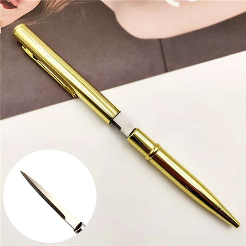 Multi-function Metal Self-defense Ballpoint Pen Outdoor Instrument Pen with Edge 0.7mm Black Ink Smooth Writing Portable Pen
Multi-function Metal Self-defense Ballpoint Pen Outdoor Instrument Pen with Edge 0.7mm Black Ink Smooth Writing Portable Pen