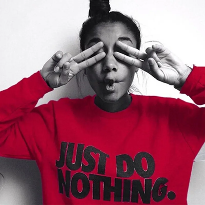 Just Do Nothing Sudaderas Mujer Fashion Women Casual Long Sleeve Hoodie Jumper Pullover Sweatshirt Tops Shirt Hoodies Women
Just Do Nothing Sudaderas Mujer Fashion Women Casual Long Sleeve Hoodie Jumper Pullover Sweatshirt Tops Shirt Hoodies Women