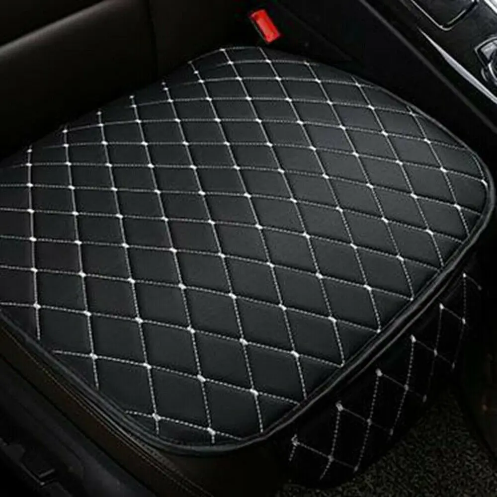 Auto Front Seat Cover Cushion Black PU+White Line Car Styling Protect Mat Pad All Season Universal Car Accessory Interior Parts
Auto Front Seat Cover Cushion Black PU+White Line Car Styling Protect Mat Pad All Season Universal Car Accessory Interior Parts