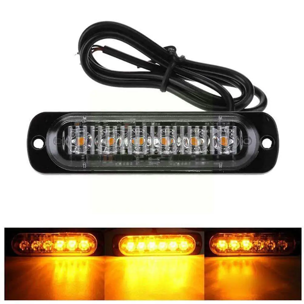 6LED Ultra-thin Car Side Marker Lights For Trucks Strobe Lamp LED Ambulance Police Flasher Emergency Construction Warning L C2D6
6LED Ultra-thin Car Side Marker Lights For Trucks Strobe Lamp LED Ambulance Police Flasher Emergency Construction Warning L C2D6