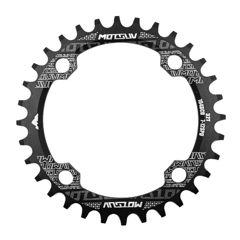 104BCD Round Narrow Wide Chainring Mountain Bike Bicycle 32T 34T 36T Crankset Tooth Plate Bicycle Supplies New 1pc
104BCD Round Narrow Wide Chainring Mountain Bike Bicycle 32T 34T 36T Crankset Tooth Plate Bicycle Supplies New 1pc