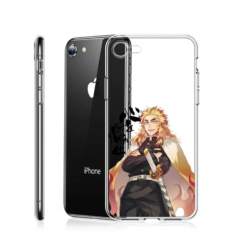 Demon Slayer anime Kyojuro Rengoku Phone Case Transparent for iPhone 6 7 8 11 12 s mini pro X XS XR MAX Plus
Demon Slayer anime Kyojuro Rengoku Phone Case Transparent for iPhone 6 7 8 11 12 s mini pro X XS XR MAX Plus