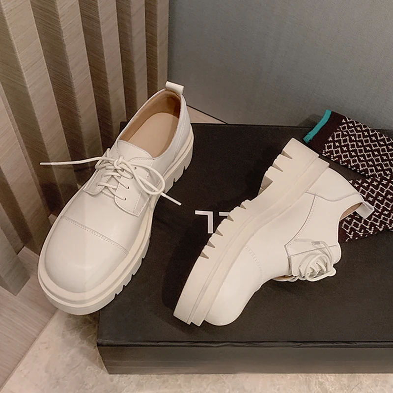 2021 spring Shoes Woman Flats Women's Autumn British Style Round Toe Platform All-Match Casual Female
2021 spring Shoes Woman Flats Women's Autumn British Style Round Toe Platform All-Match Casual Female