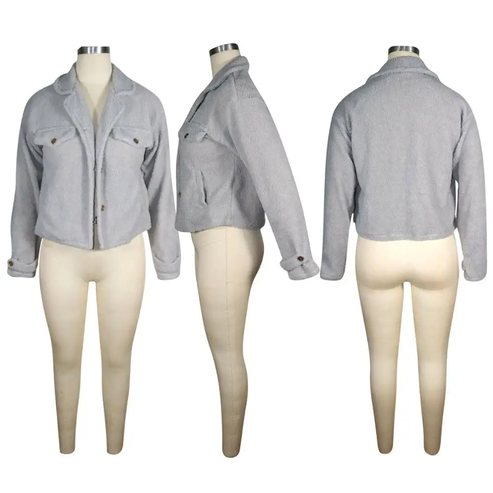 Autumn Winter Faux Fur Teddy Coat Women Jackets 2020 Plush Faux Lambs Wool Long Sleeve Teddy Winter Jacket Women Short Coat
Autumn Winter Faux Fur Teddy Coat Women Jackets 2020 Plush Faux Lambs Wool Long Sleeve Teddy Winter Jacket Women Short Coat