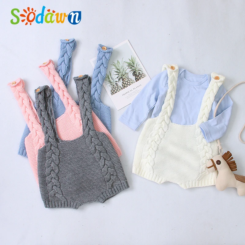 Sodawn 2020 Infant Knitted Solid Color Twist Suspende Pant Autumn Children Girls Boy Clothing New Baby Boys Girls Romper
Sodawn 2020 Infant Knitted Solid Color Twist Suspende Pant Autumn Children Girls Boy Clothing New Baby Boys Girls Romper