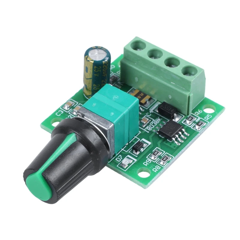1.8v 3v 5v 6v 7.2v 12v 2A 30W DC Motor Speed Controller (PWM) 1803BK Adjustable Driver Switch
1.8v 3v 5v 6v 7.2v 12v 2A 30W DC Motor Speed Controller (PWM) 1803BK Adjustable Driver Switch