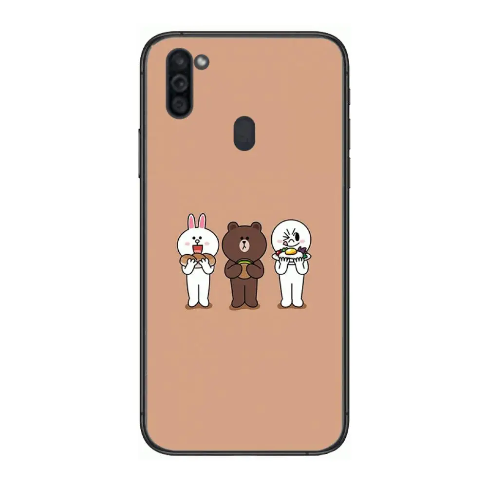 Cute Cartoon Bunny Rabbit and Brown bear Mobile Phone Case Hull For Samsung Galaxy M 10 20 21 31 30 60S 31S Black Shell Art Ce
Cute Cartoon Bunny Rabbit and Brown bear Mobile Phone Case Hull For Samsung Galaxy M 10 20 21 31 30 60S 31S Black Shell Art Ce
