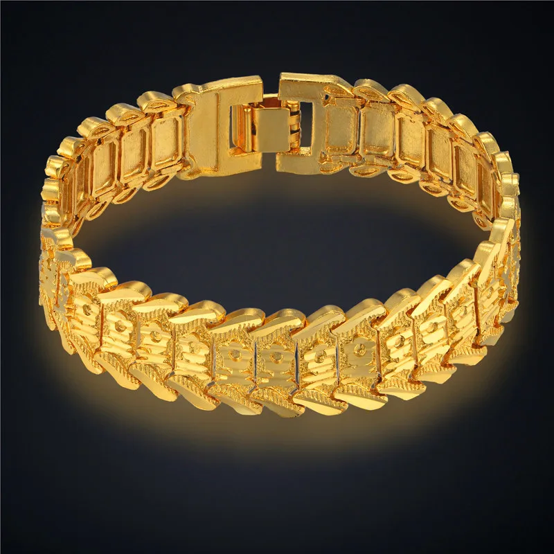 Mens Bracelets 2018 Gold Color 8MM Thick Byzantine Chain Bracelets Bangles Vintage Jewelry Gift, New Box Chain Pulseras
Mens Bracelets 2018 Gold Color 8MM Thick Byzantine Chain Bracelets Bangles Vintage Jewelry Gift, New Box Chain Pulseras