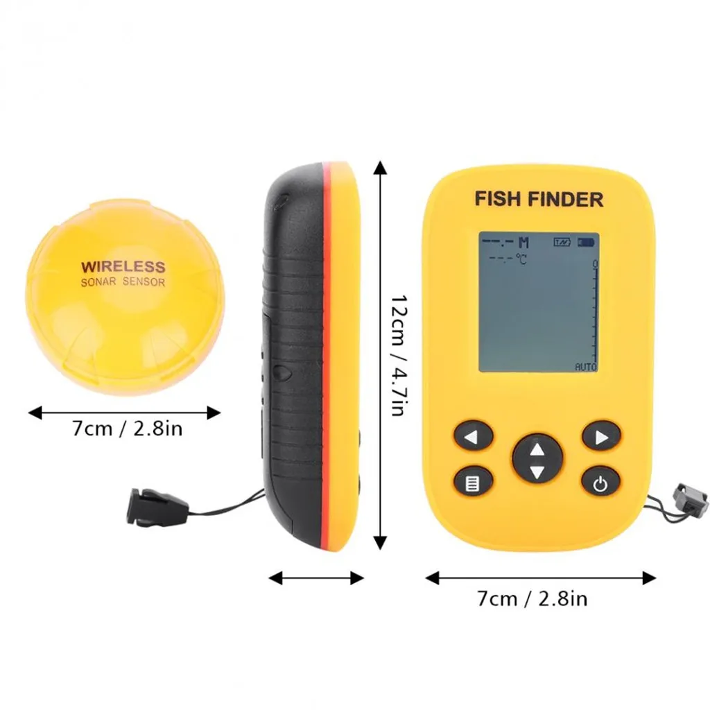 Fish Finders Fishing Tools Echo Sounder Fishing Freshwater Fish Finder Electric Boat Fishing Depth Wireless Locator Tracke-r 
Fish Finders Fishing Tools Echo Sounder Fishing Freshwater Fish Finder Electric Boat Fishing Depth Wireless Locator Tracke-r
