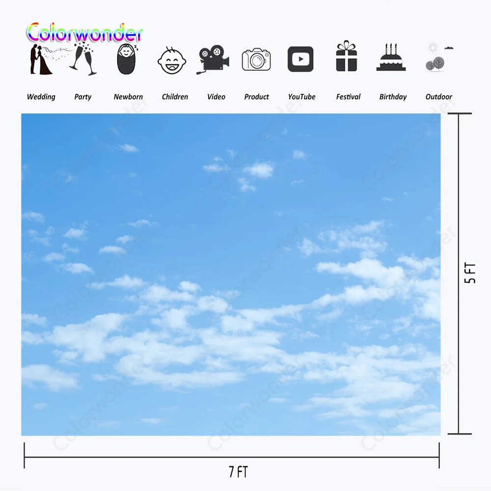 Vinyl Blue sky white clouds Photography backdrops Fotografia photo backgrounds for photo studio
Vinyl Blue sky white clouds Photography backdrops Fotografia photo backgrounds for photo studio