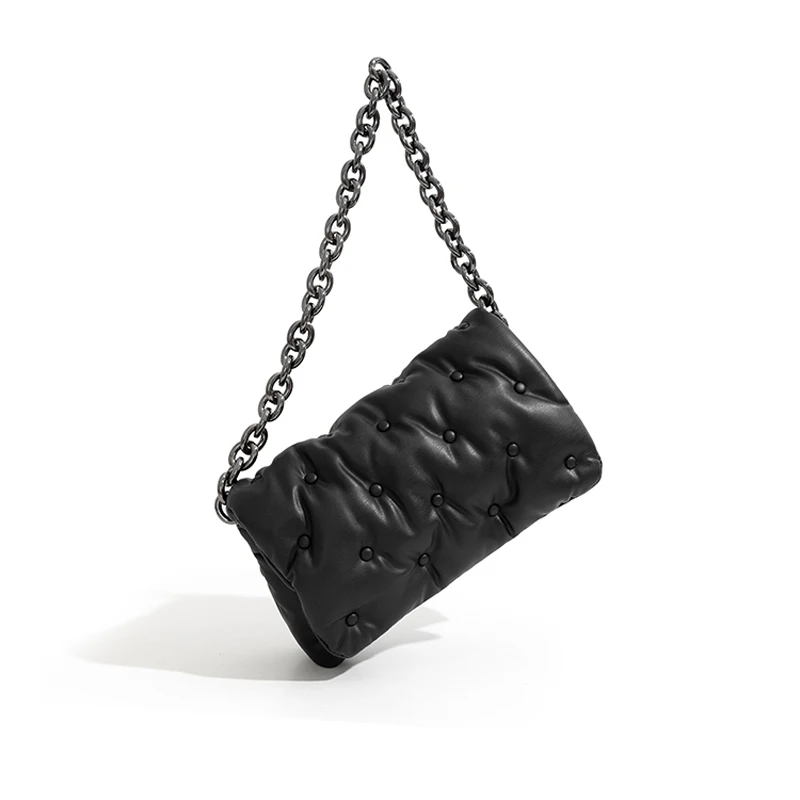 Designer Brand Luxury Pu Leather Handbags Vintage Denim Messenger Bag Lady Purses Fashion Thick Chains Revit Women Shoulder Bags
Designer Brand Luxury Pu Leather Handbags Vintage Denim Messenger Bag Lady Purses Fashion Thick Chains Revit Women Shoulder Bags