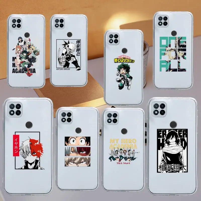 My hero academia Japan anime Phone Case Transparent for Xiaomi redmi note x f poco 10 11 9 7 8 3 i t s pro cover shell coque 
My hero academia Japan anime Phone Case Transparent for Xiaomi redmi note x f poco 10 11 9 7 8 3 i t s pro cover shell coque