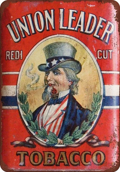 Union Leader Tobacco Tin Sign art wall decoration,vintage aluminum retro metal sign,iron painting vintage decoration sign
Union Leader Tobacco Tin Sign art wall decoration,vintage aluminum retro metal sign,iron painting vintage decoration sign
